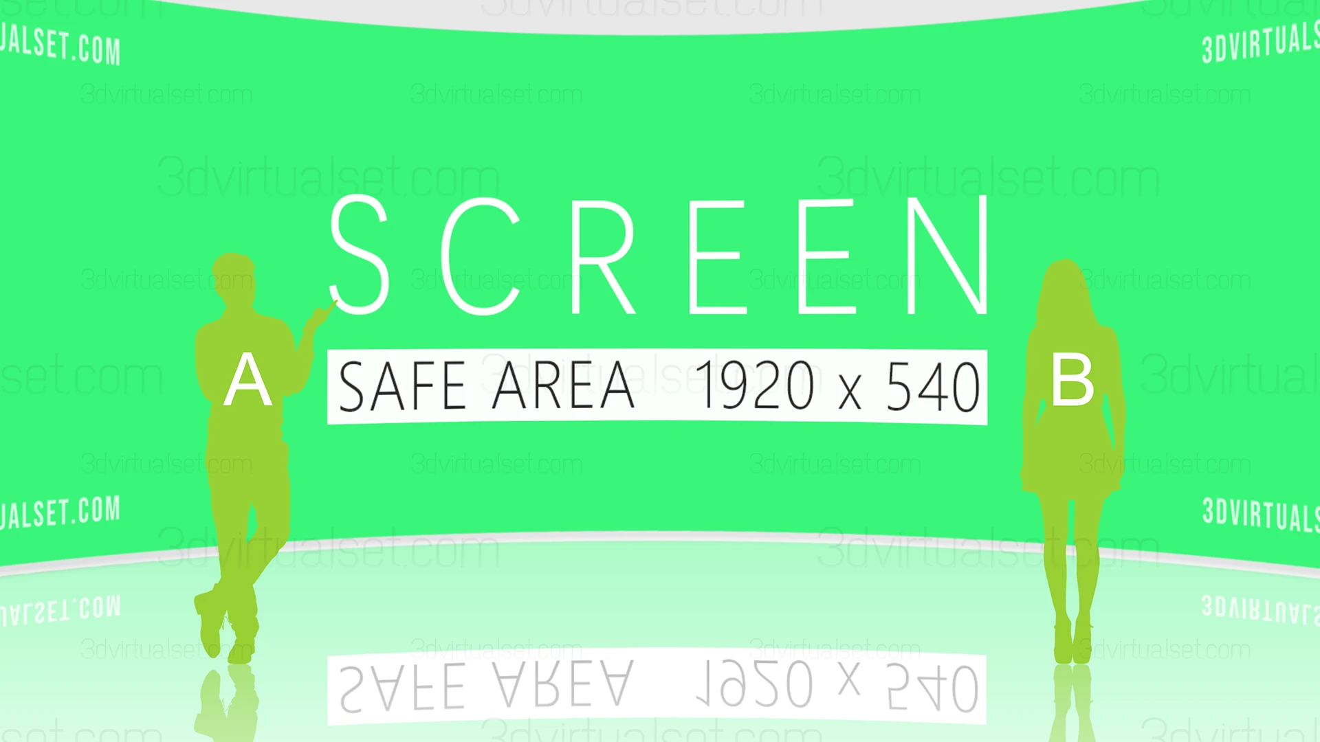 Virtual Set 151 For vMix Front 3-